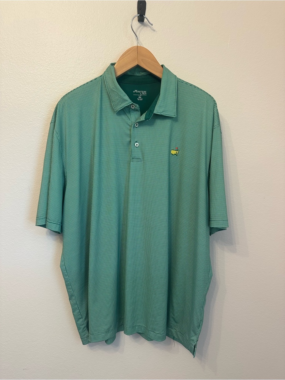 Masters Tech Green Performance Polo Shirt - Short Sleeve XXL